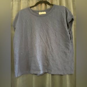 Free people black t shirt